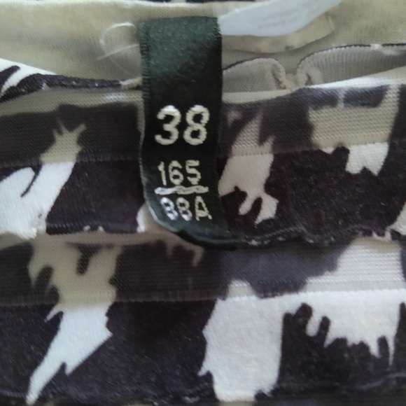 H&M Patterned Print Sleeveless Tier Summer Dress - Picture 4 of 5